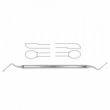 Hemingway Bone Curette Fig. 4 Stainless Steel, 17 cm - 6 3/4"